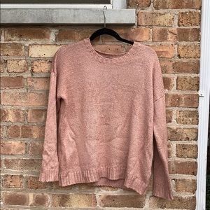 rose knit sweater